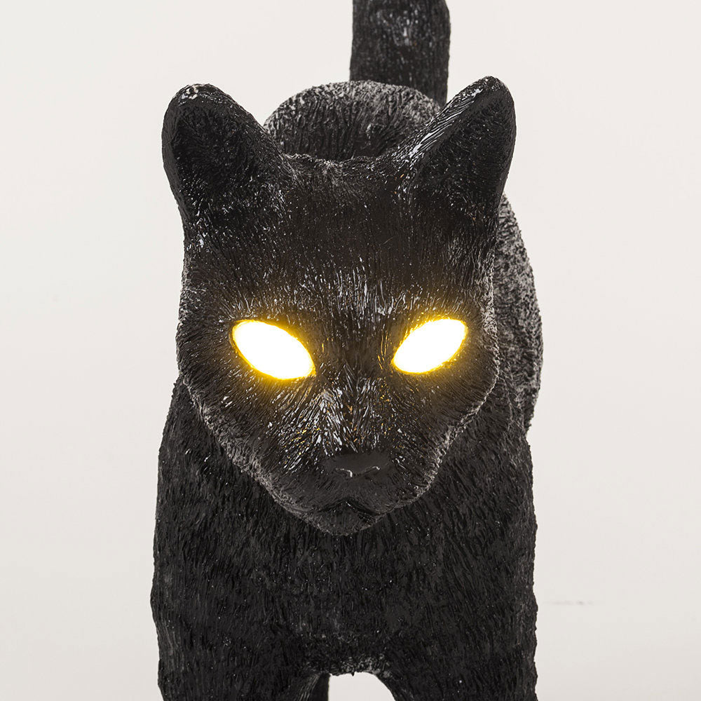 Jobby Felix Black The Cat Lamp by Seletti | Do Shop