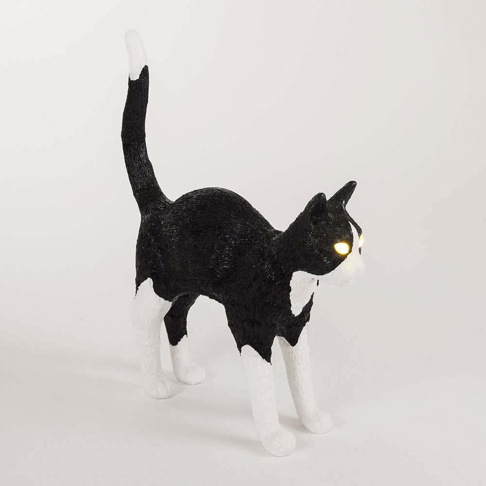 Jobby Felix Black & White The Cat Lamp by Seletti | Do Shop