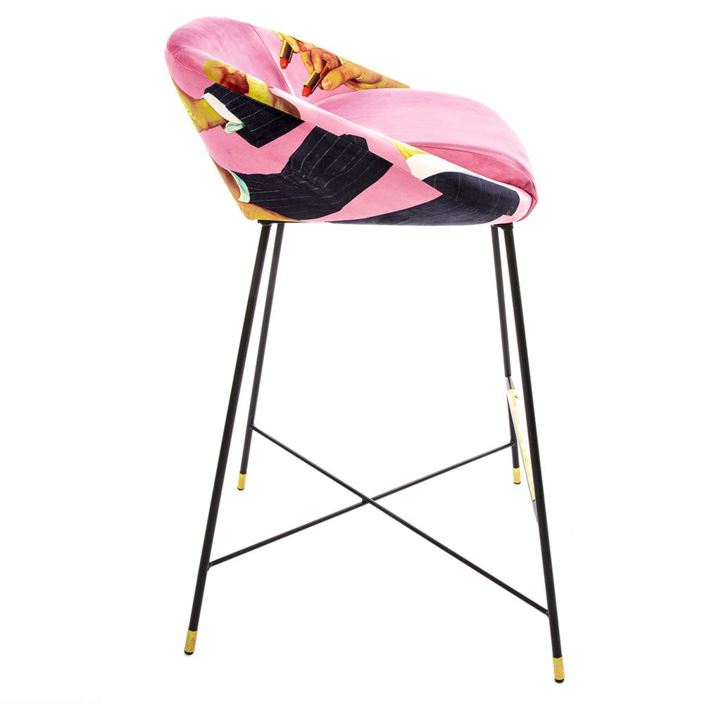 Pink Lipsticks - High Stool - Seletti Wears Toiletpaper | Do Shop