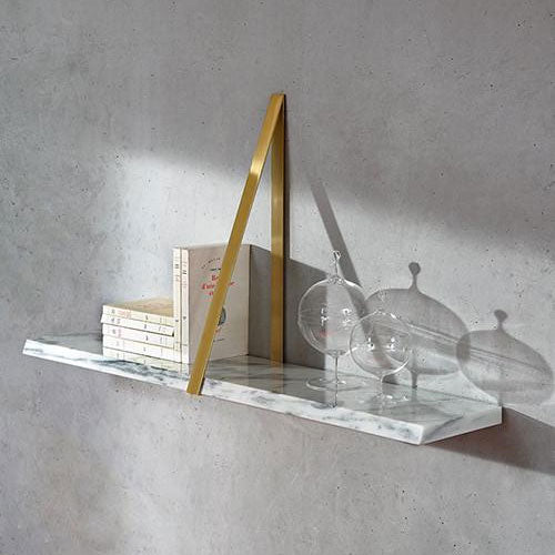 T-Square Wall Shelf - Marble - Coedition - Do Shop