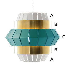 Comb Suspension Light by Utu Soulful Lighting | Do Shop
