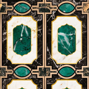 Waldorf Emerald Collectables Wallpaper - MINDTHEGAP - Do Shop