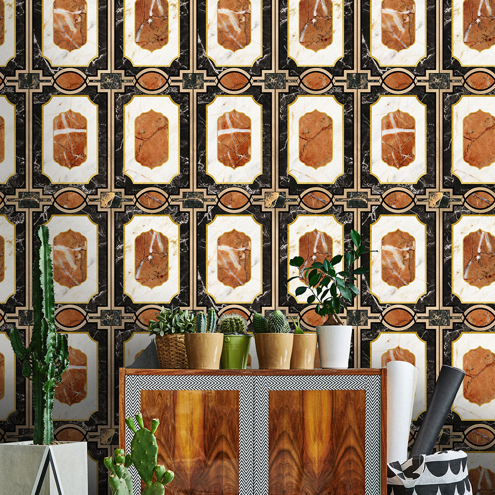 Waldorf Ochre Collectables Wallpaper - MINDTHEGAP - Do Shop
