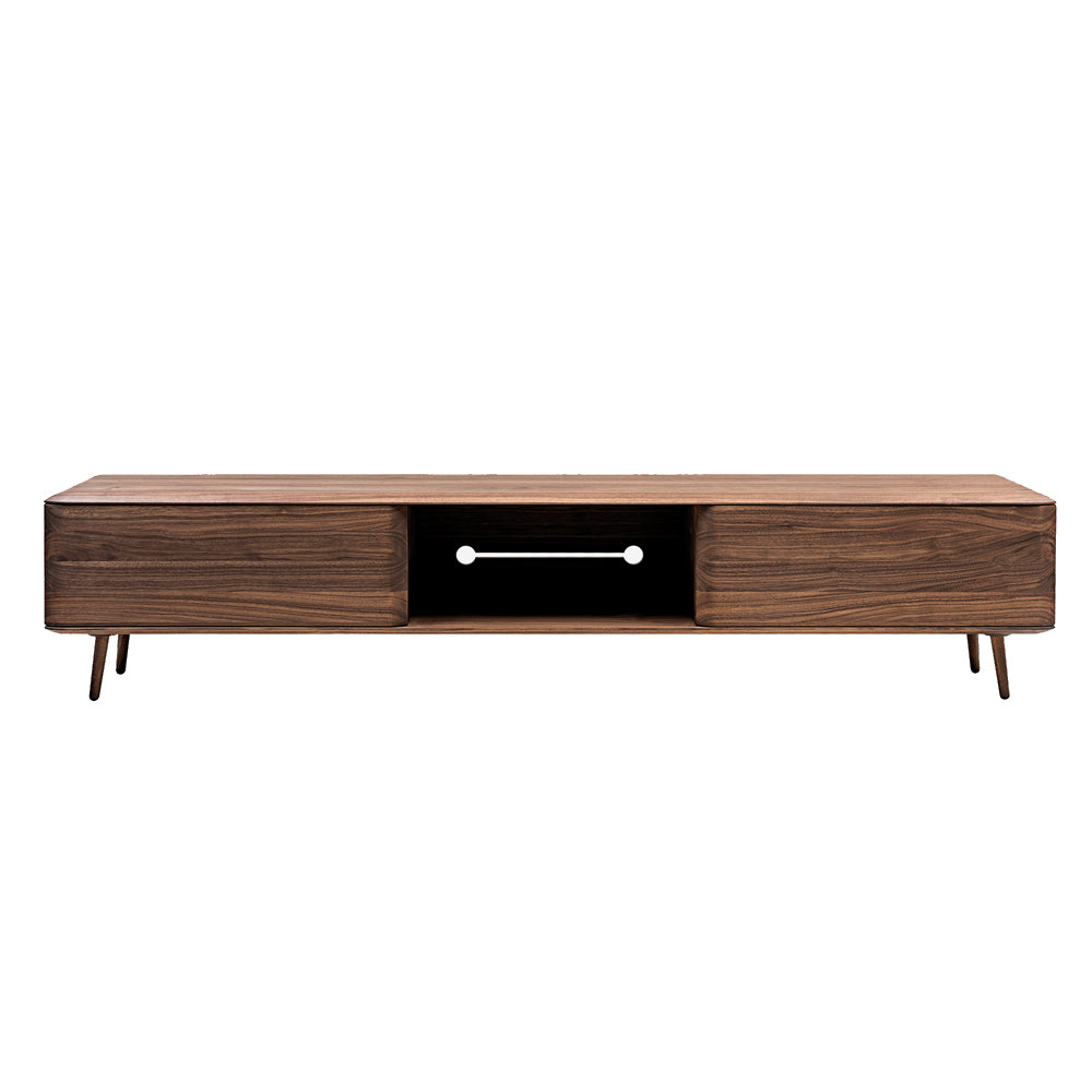 Malin Low Board With Wooden Legs by Woak | Do Shop