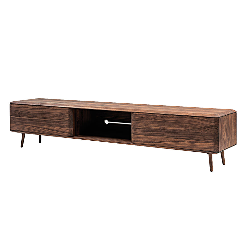 Malin Low Board With Wooden Legs by Woak | Do Shop