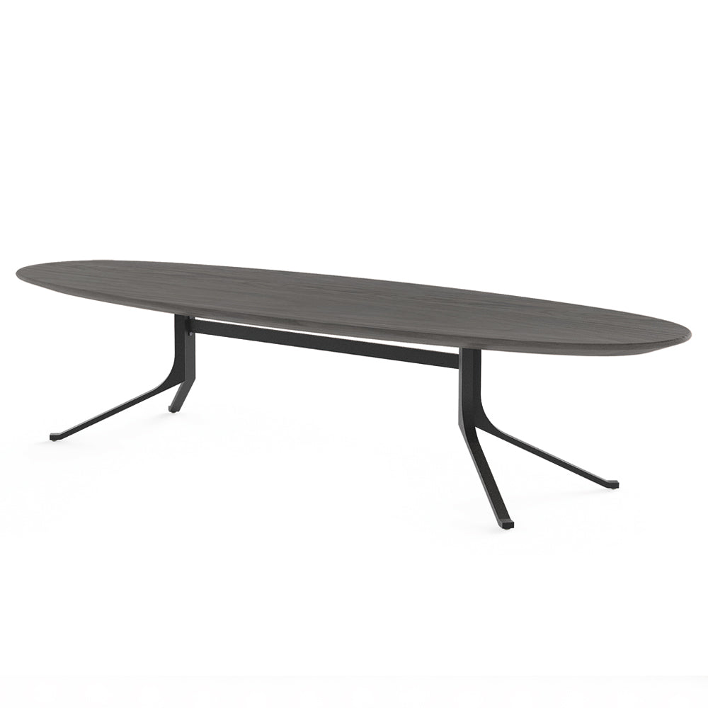 Blink Oval Coffee Table - Wood Top - Stellar Works - Do Shop