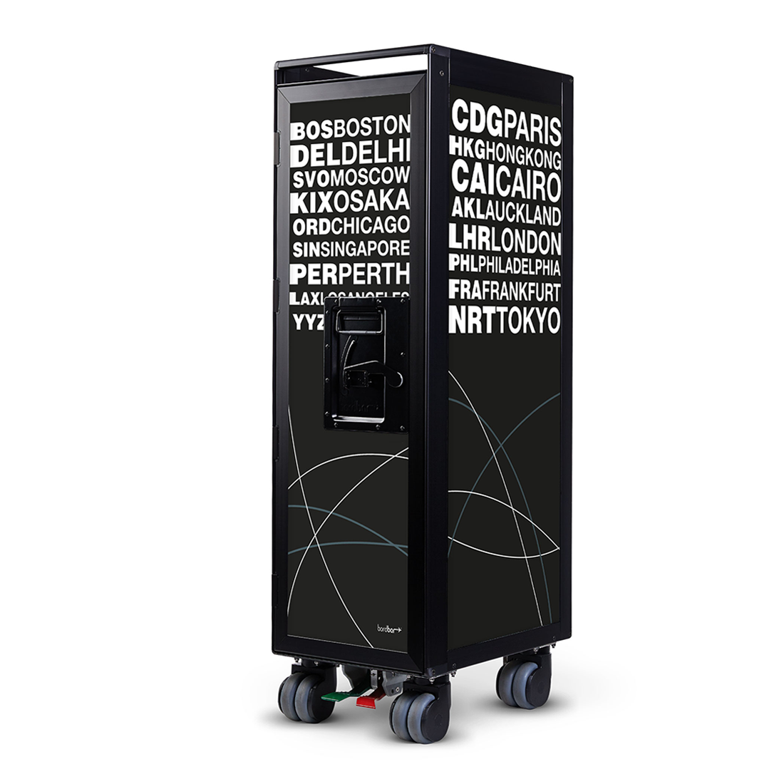 Trolley With Black Frame by Bordbar | Do Shop