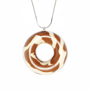 Necklace White Chocolate Donut - Tadam! - Do Shop
