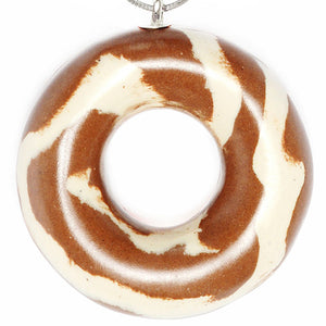 Necklace White Chocolate Donut - Tadam! - Do Shop
