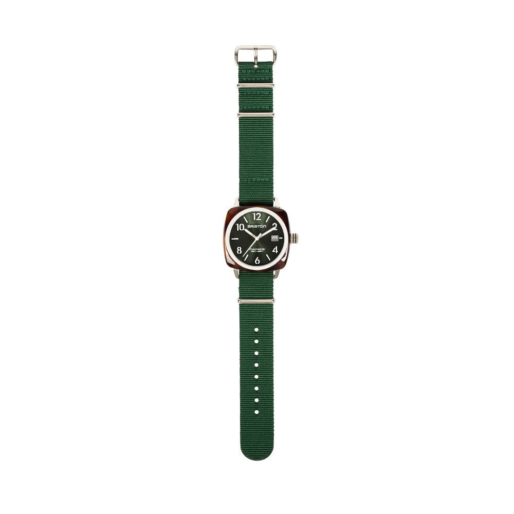 Clubmaster HMS Tortoise Shell - British Green Sunray Dial - Briston - Do Shop