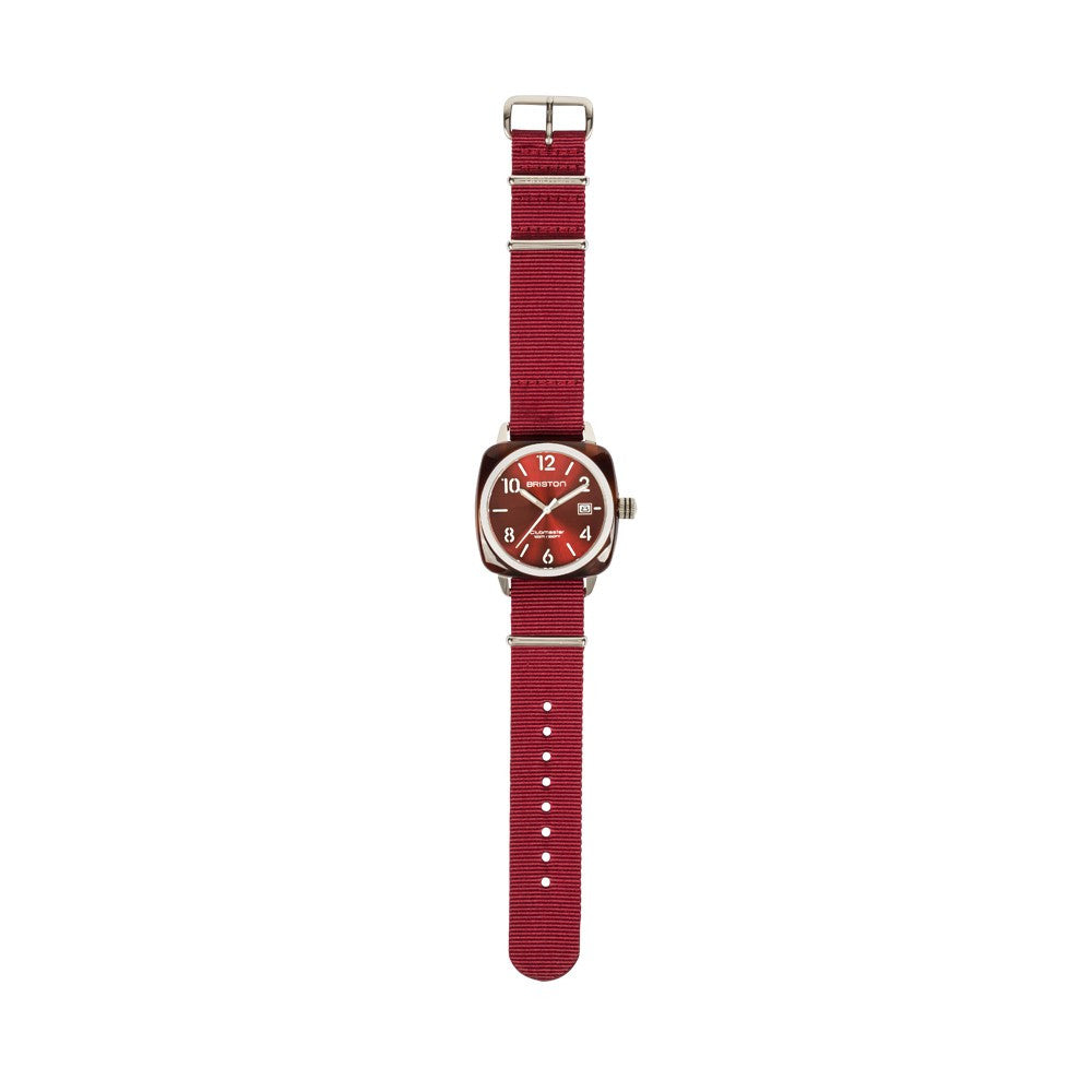 Clubmaster HMS Tortoise Shell - Red Dial - Briston - Do Shop