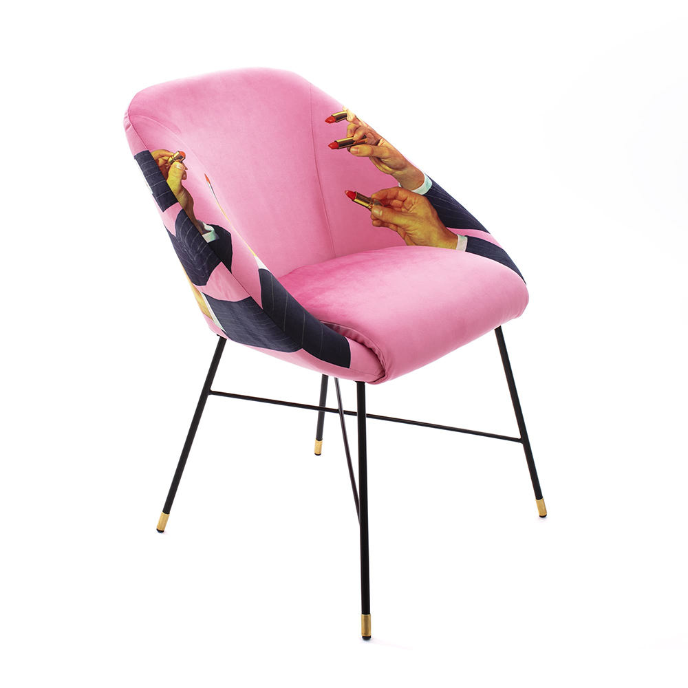 Pink Lipsticks - Padded Chair - Seletti Wears Toiletpaper - Do