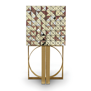 Pixel Cabinet with Anodised Gold Legs - Boca Do Lobo - Do